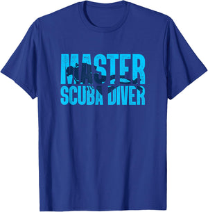 Master Scuba Diver Scuba Diving Divemasters T-Shirt - T-Shirt | Royal