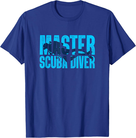 Master Scuba Diver Scuba Diving Divemasters T-Shirt - T-Shirt | Royal