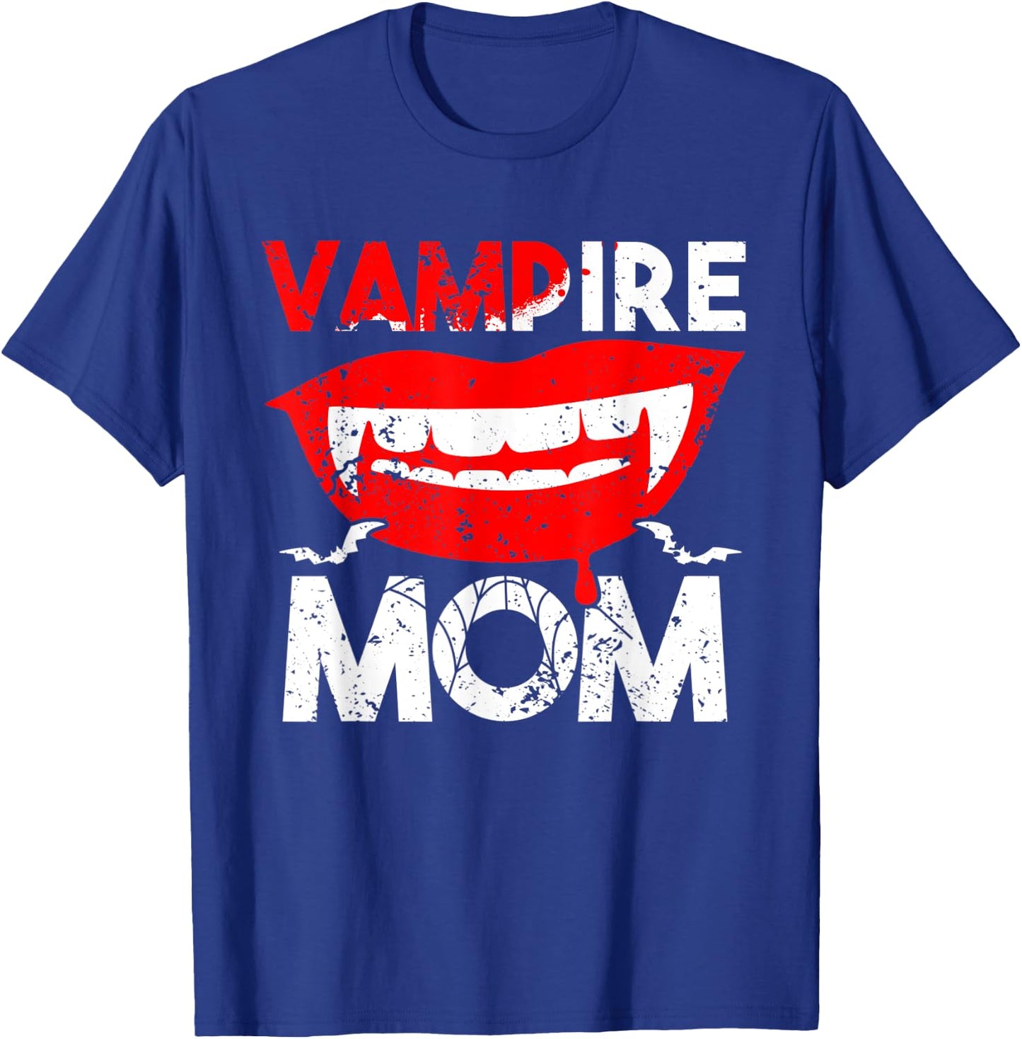 Vampire Mom Scary Halloween Mother Halloween Family Party T-Shirt - T-Shirt | Royal