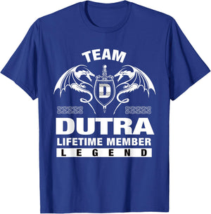 Team DUTRA - Lifetime Member Gifts T-Shirt - T-Shirt | Royal