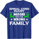 SCI Awareness Gift - Spinal Cord Injury Survivor T-Shirt - T-Shirt | Royal