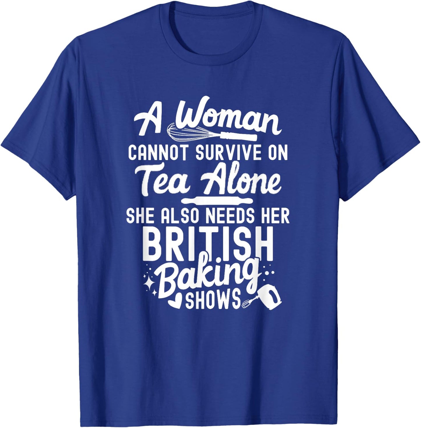 Tea and British Baking Cozy TV T-Shirt - T-Shirt | Royal