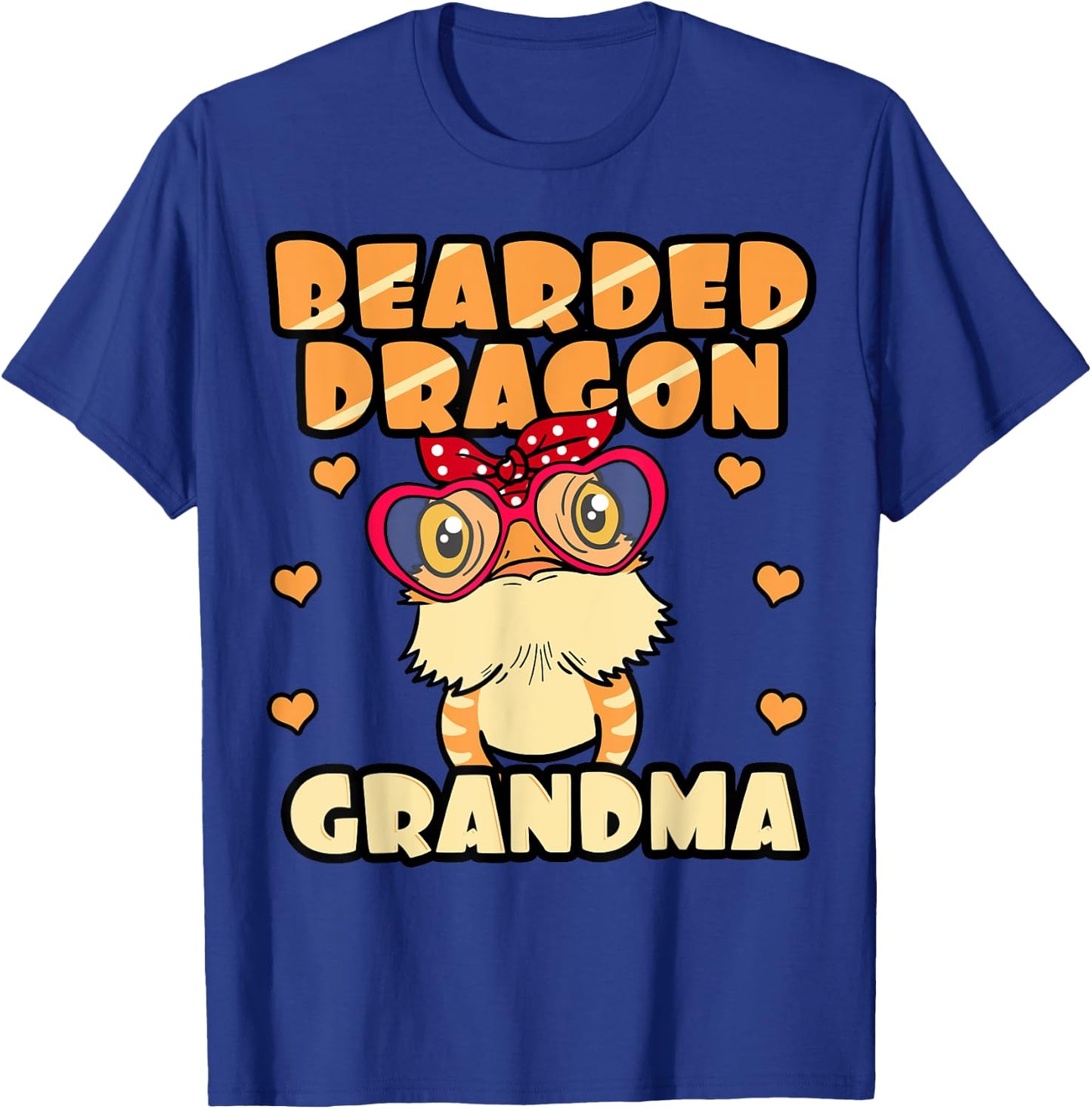 Bearded Dragon Grandma Pogona Reptile Grandma Mother's Day T-Shirt - T-Shirt | Royal