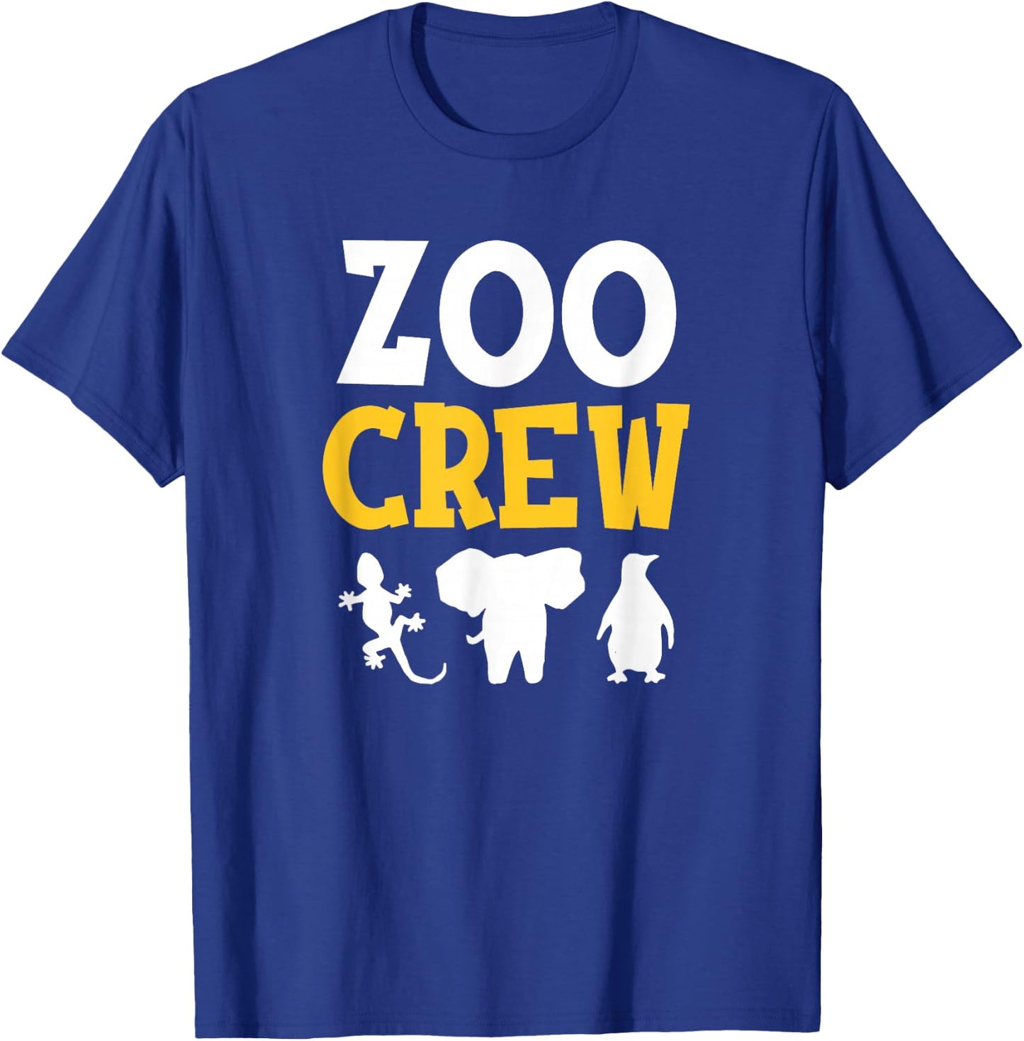 Cool Zoo Crew Shirt for Kids or Adults Zoo T-Shirt - T-Shirt | Royal