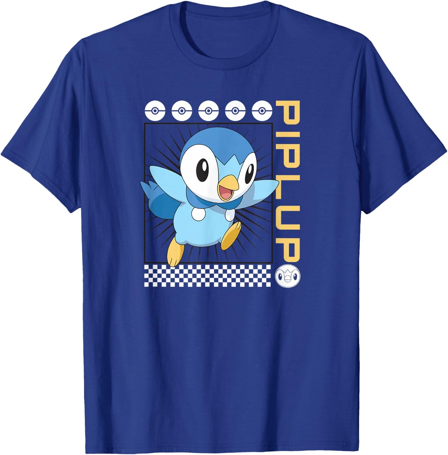 Pokémon - Piplup Water Type Generation IV Sinnoh Starter T-Shirt - T-Shirt | Royal