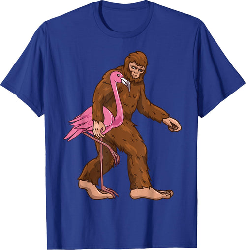Bigfoot Flamingo Bird Sasquatch Men Women Funny