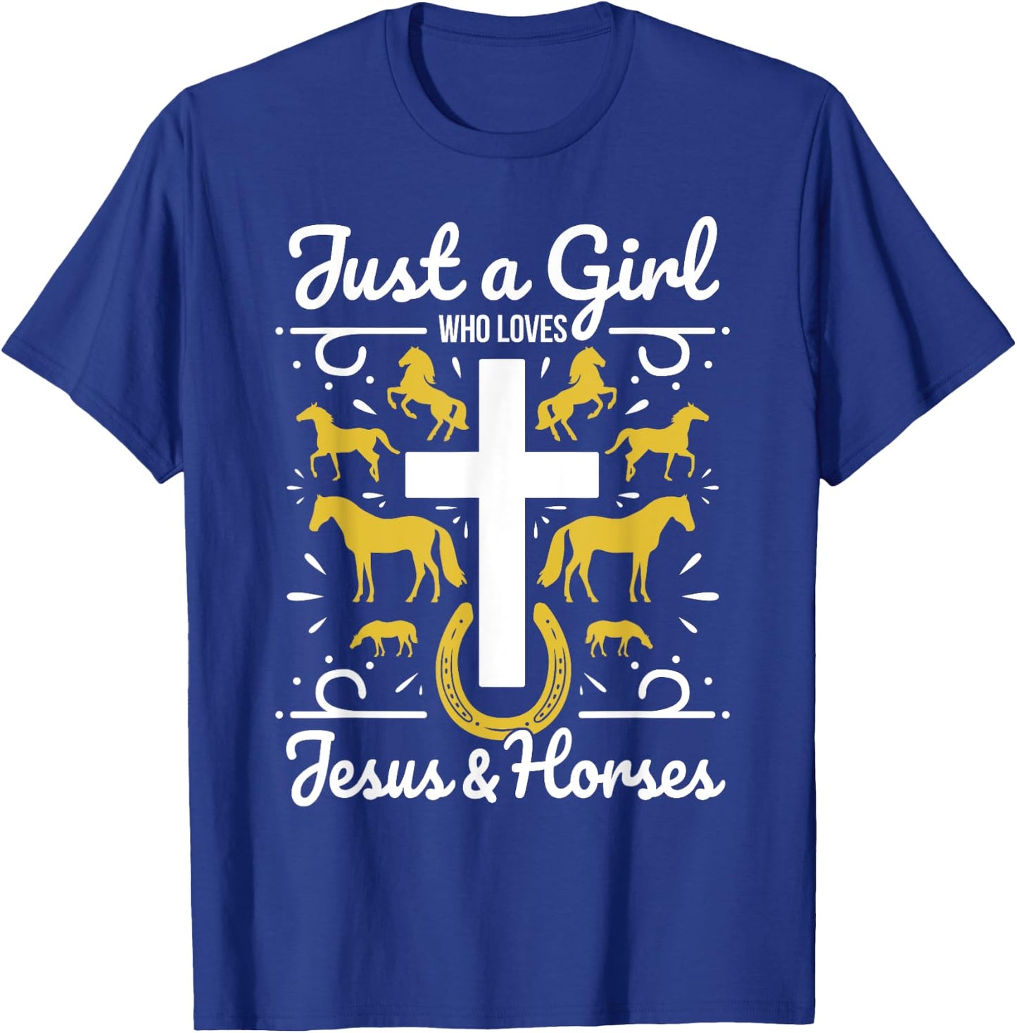 Horse Rider - Jesus & Horses T-Shirt - T-Shirt | Royal