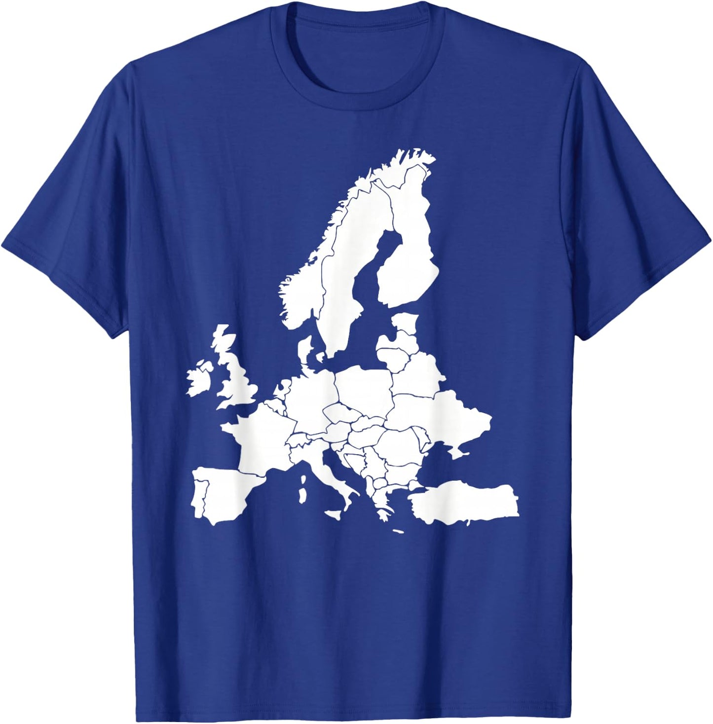 Europe map T-Shirt - T-Shirt | Royal