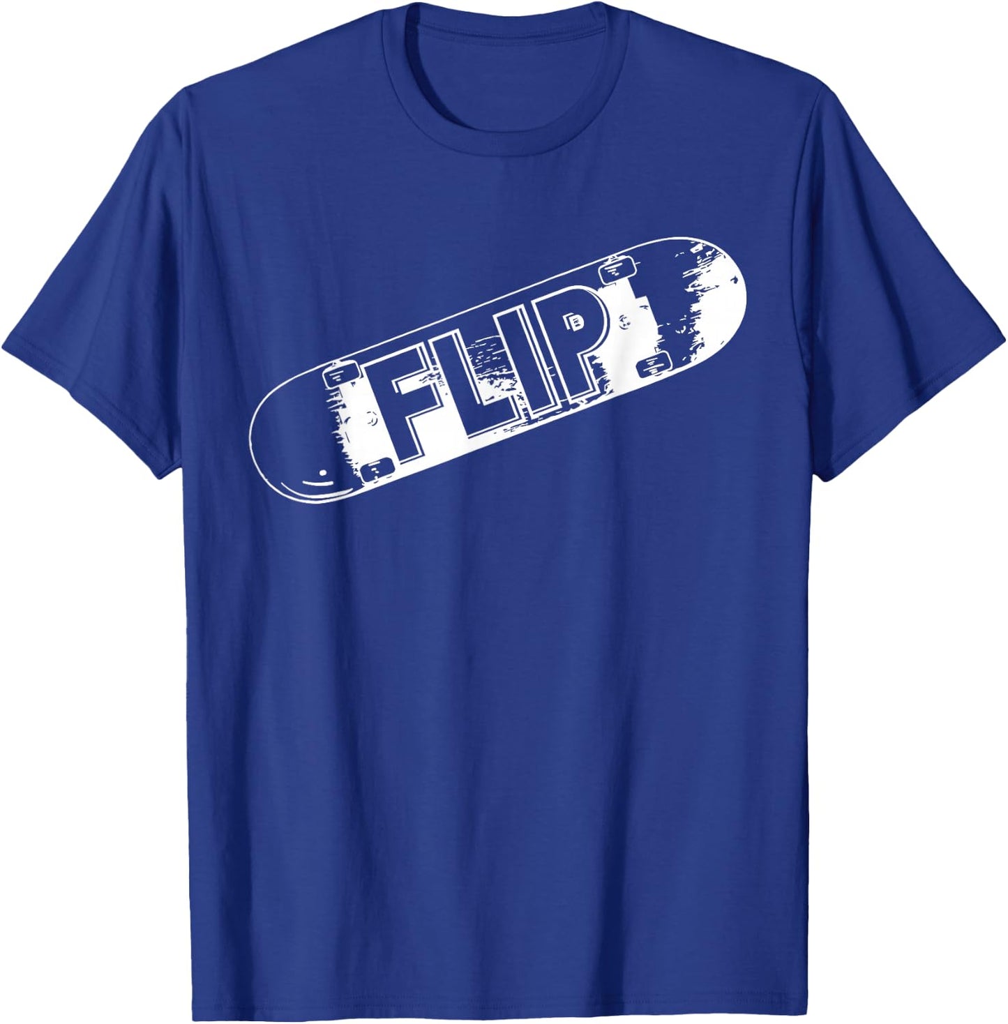 Flip Cool Skateboard Skate Design Skateboarding Skater T-Shirt - T-Shirt | Royal