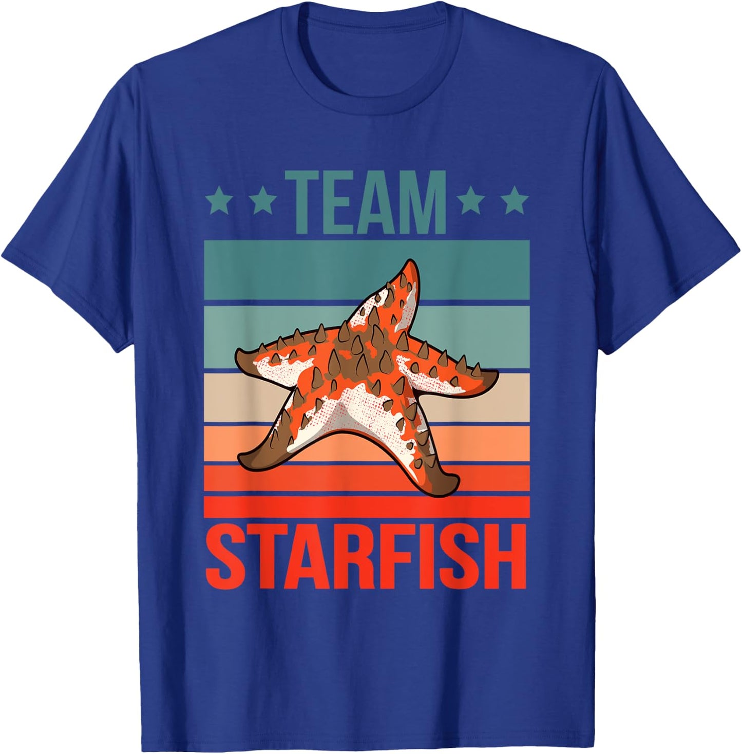 Team Starfish Quote Sea Star Starfish T-Shirt - T-Shirt | Royal