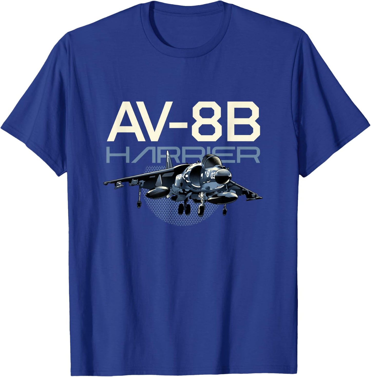 Harrier Jump Jet Military Fighter Aircraft T-Shirt - T-Shirt | Royal
