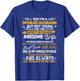 Yes I'm A Spoiled Husband Of An August Wife Funny Couples T-Shirt - T-Shirt | Royal