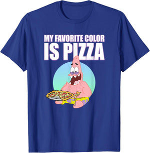 Patrick Loves Pizza T-Shirt - T-Shirt | Royal