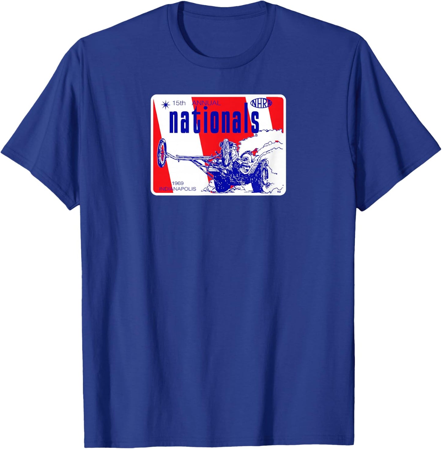 NHRA 1969 Nationals T-Shirt - T-Shirt | Royal