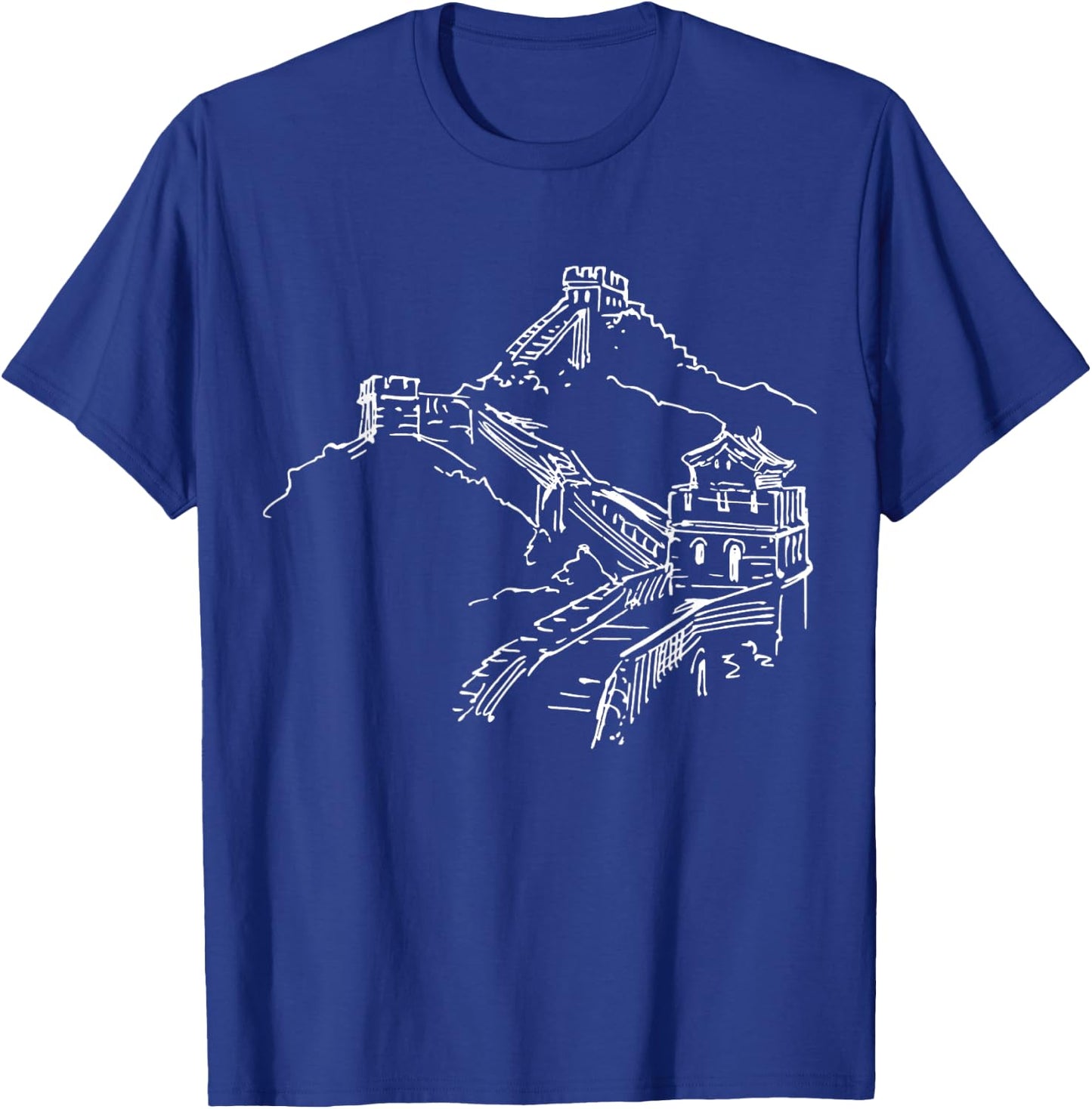 A Great Wall in China T-Shirt - T-Shirt | Royal
