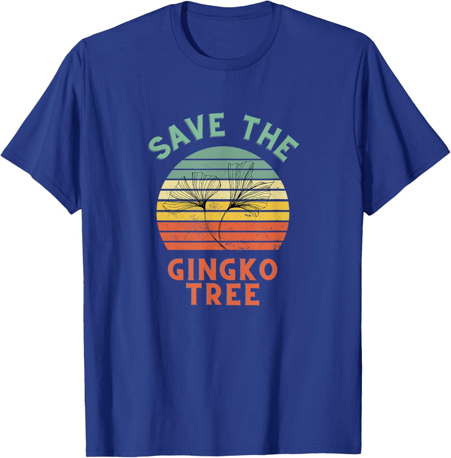 Save the Ginko tree live art seeds Men Women Kids T-Shirt - T-Shirt | Royal