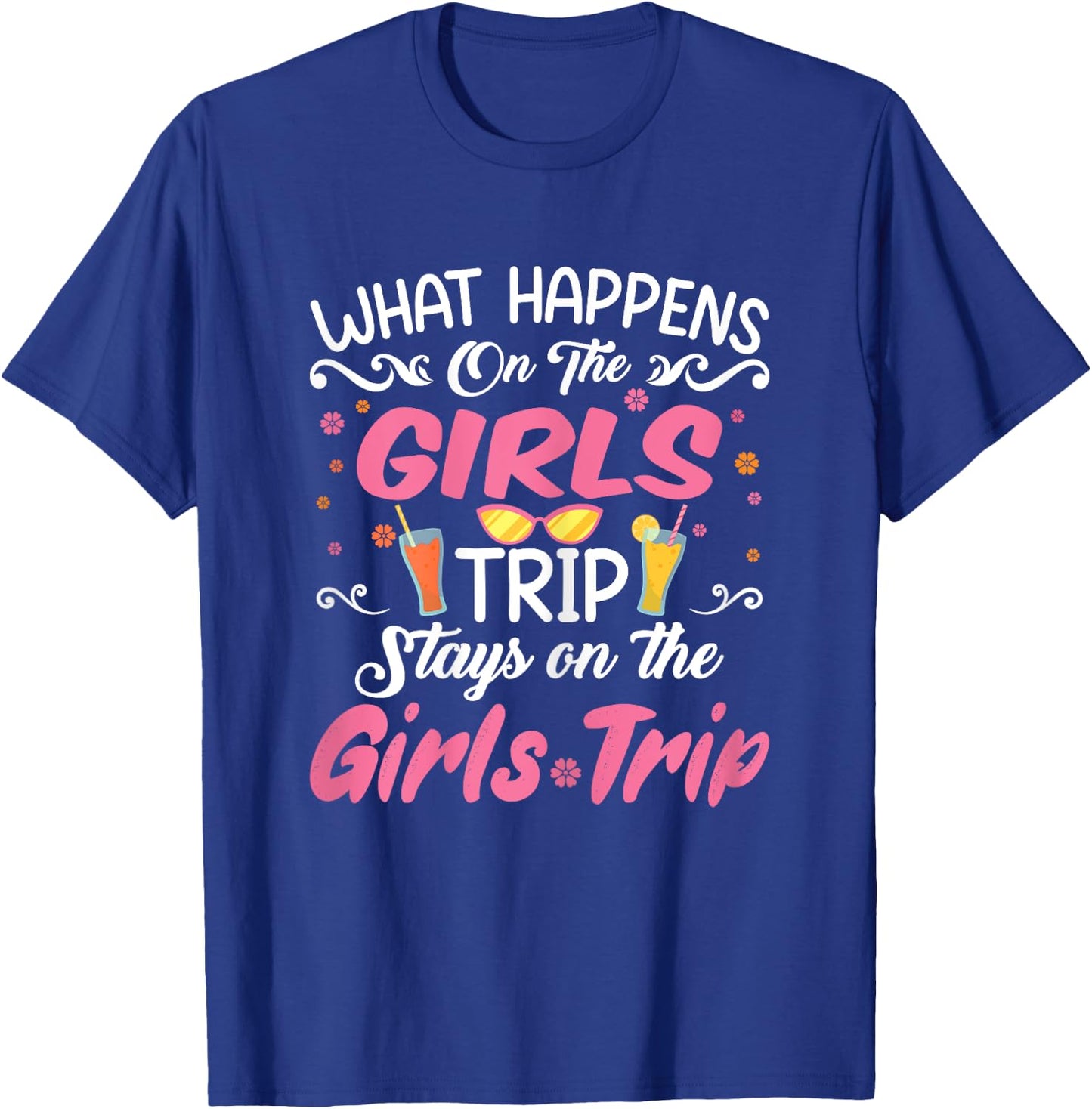 Girls Trip Funny Girls Vacation Holidays Weekend Trip T-Shirt - T-Shirt | Royal