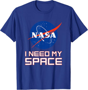 NASA I Need My Space T-Shirt - T-Shirt | Royal
