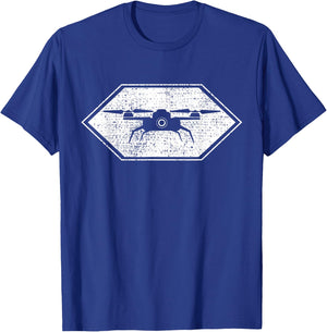 Flying Drone Quadcopter Pilot RC FPV Gift T-Shirt - T-Shirt | Royal