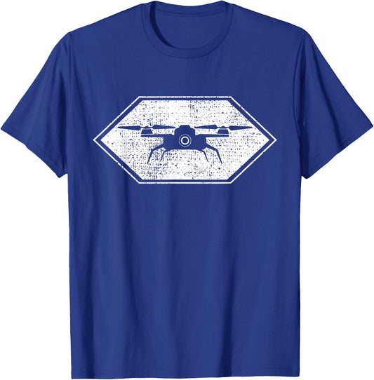 Flying Drone Quadcopter Pilot RC FPV Gift T-Shirt - T-Shirt | Royal