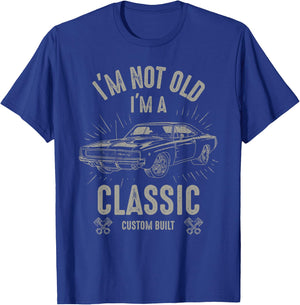 I'm Not Old I'm Classic Funny Car Quote Retro Vintage Car T-Shirt - T-Shirt | Royal