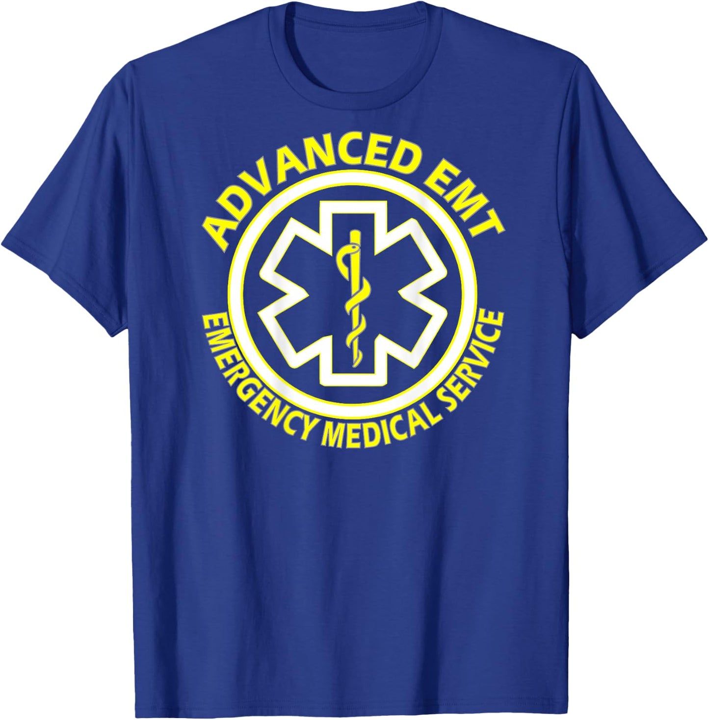 Advanced emergency medical technicians (AEMT) Kit Back Print T-Shirt - T-Shirt | Royal