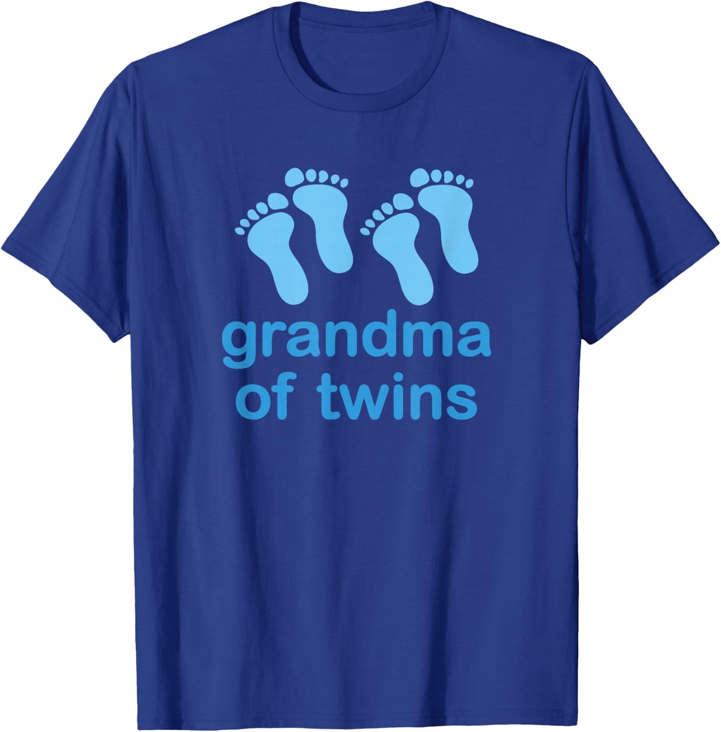 Grandma Of Twins Shirt New Grandmother T-Shirt - T-Shirt | Royal