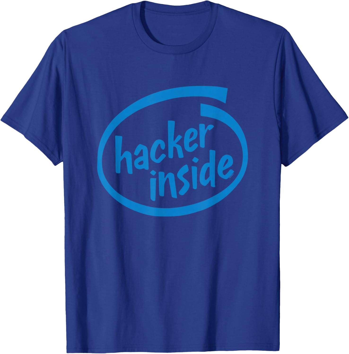 Hacker Inside Funny Computer T-Shirt - T-Shirt | Royal