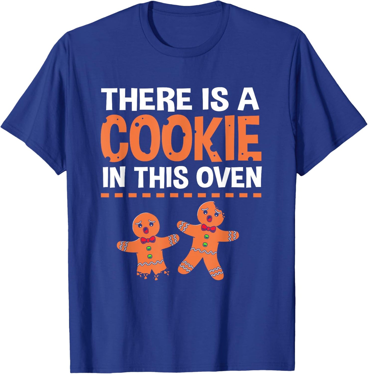 Christmas Gingerbread Gender Reveal For Mom T-Shirt - T-Shirt | Royal
