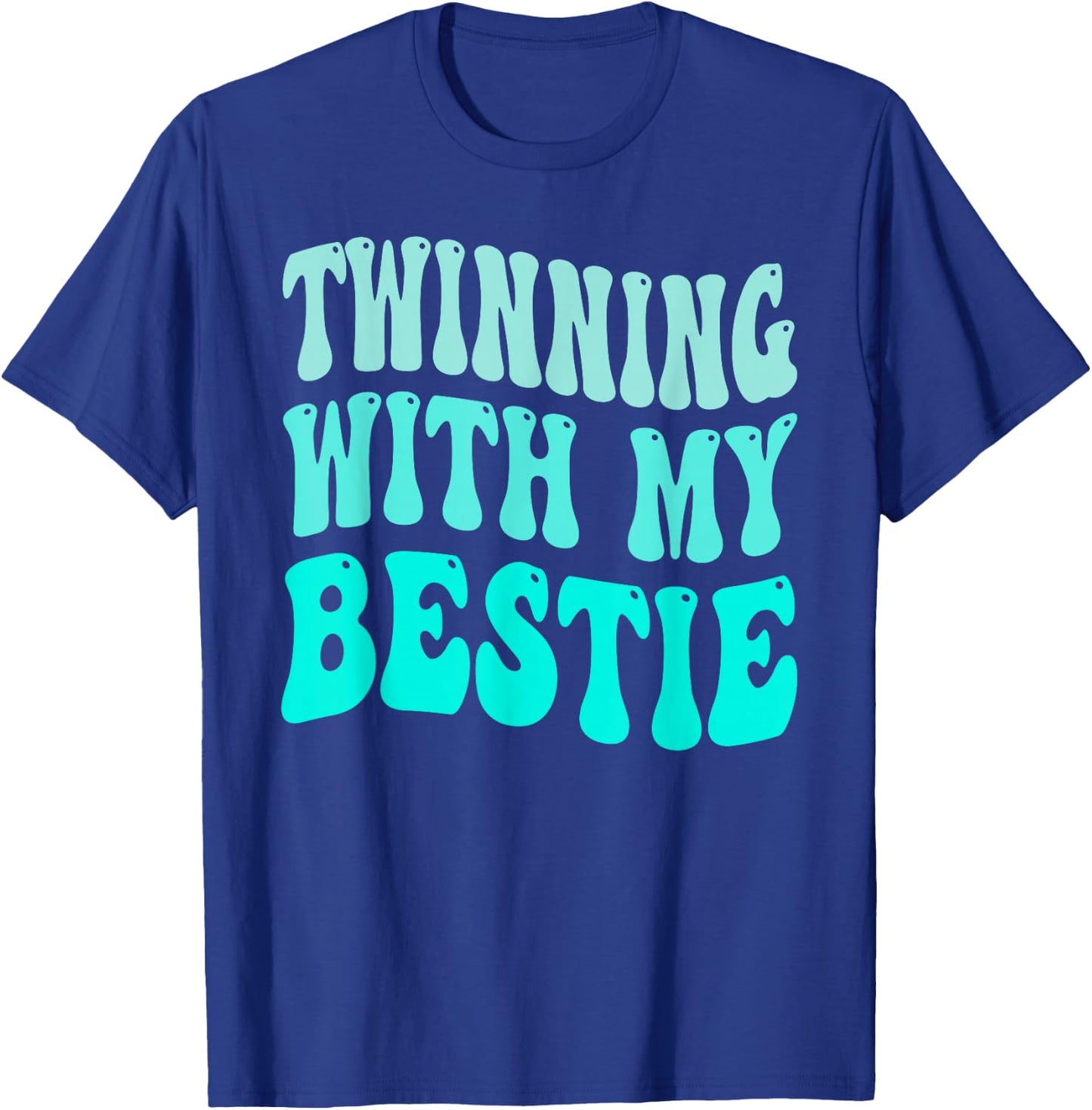 Twinning With My Bestie Boy Spirit Week Twin Day Best Friend T-Shirt - T-Shirt | Royal