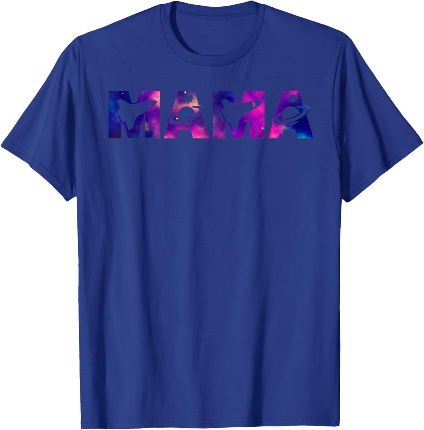 Funny Mama Space Astronaut Birthday Party T-Shirt - T-Shirt | Royal