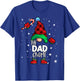 Dad Gnome Red Buffalo Plaid Matching Family Christmas T-Shirt - T-Shirt | Royal