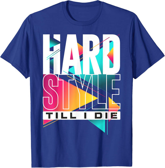 Hardstyle Till I The Skull Rave Music Funny Festival T-Shirt - T-Shirt | Royal