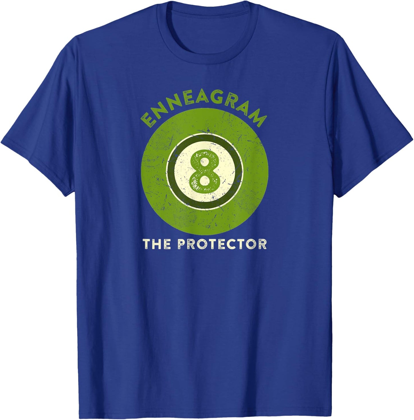 Enneagram Type 8 The Protector Personality Type T-Shirt - T-Shirt | Royal