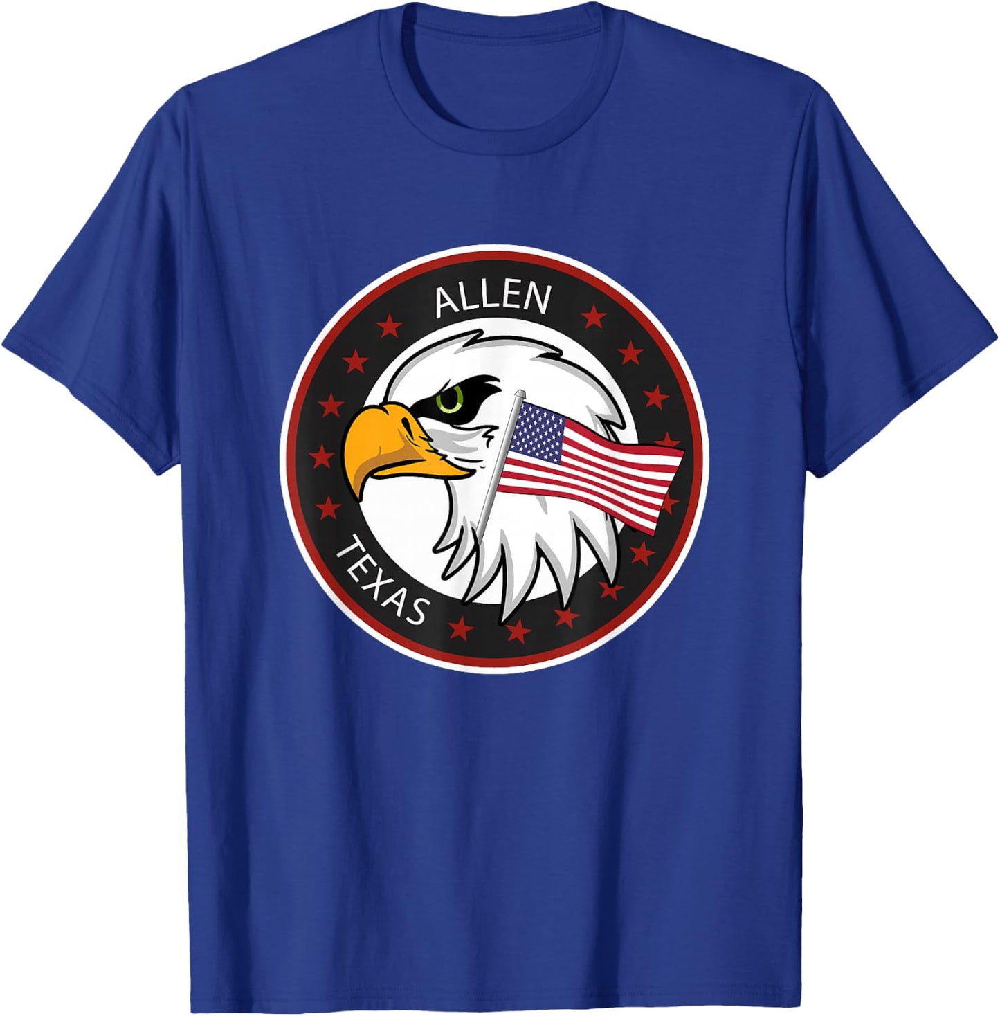 Allen TX Texas T-Shirt - T-Shirt | Royal