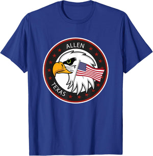 Allen TX Texas T-Shirt - T-Shirt | Royal