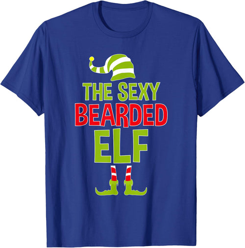 The Sexy Bearded Elf Matching Family Christmas Bearded