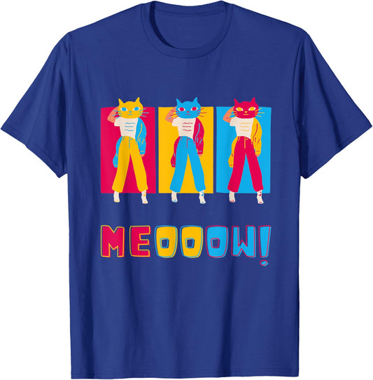 Novelty Meow Fashion Kitty Cat Tender Me Soft Cute Sweet T-Shirt - T-Shirt | Royal