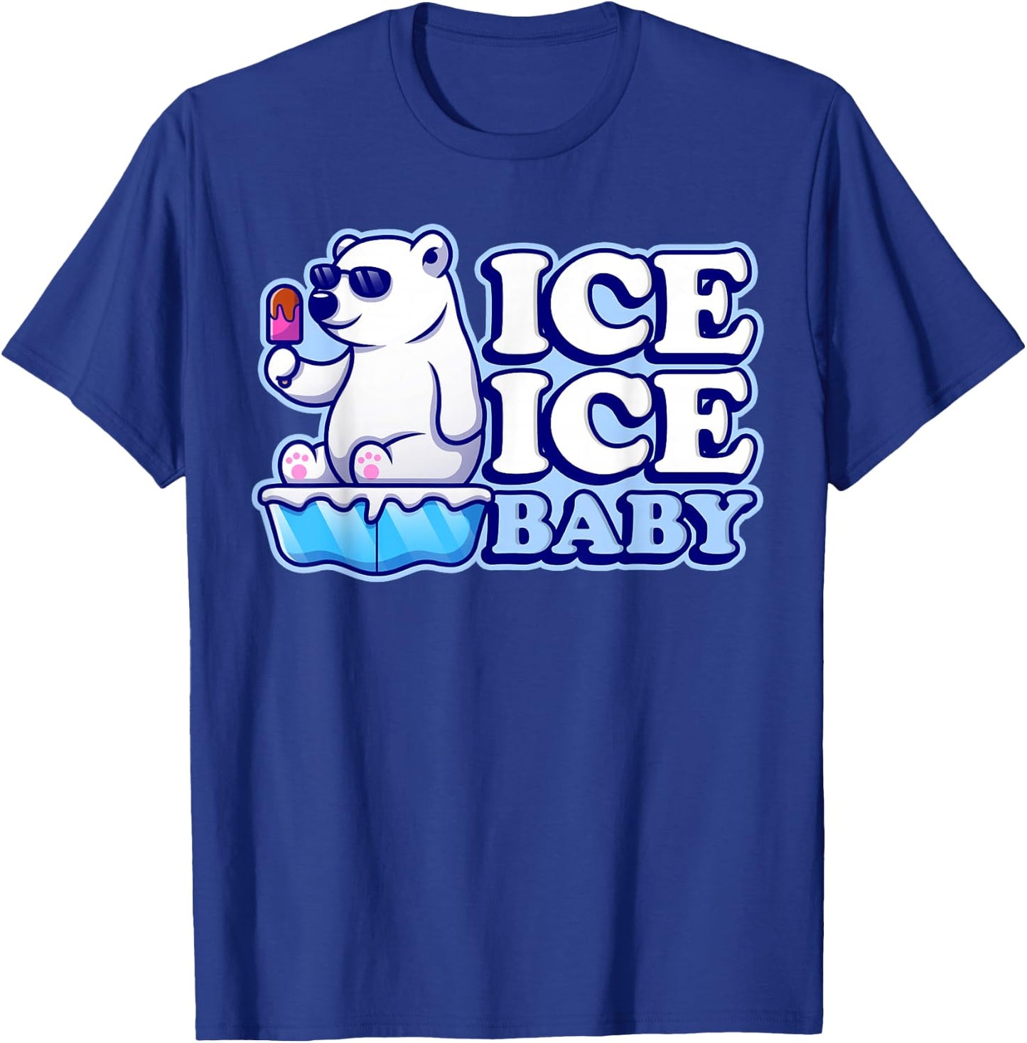 Ice Ice Baby Polar Bears T-Shirt - T-Shirt | Royal