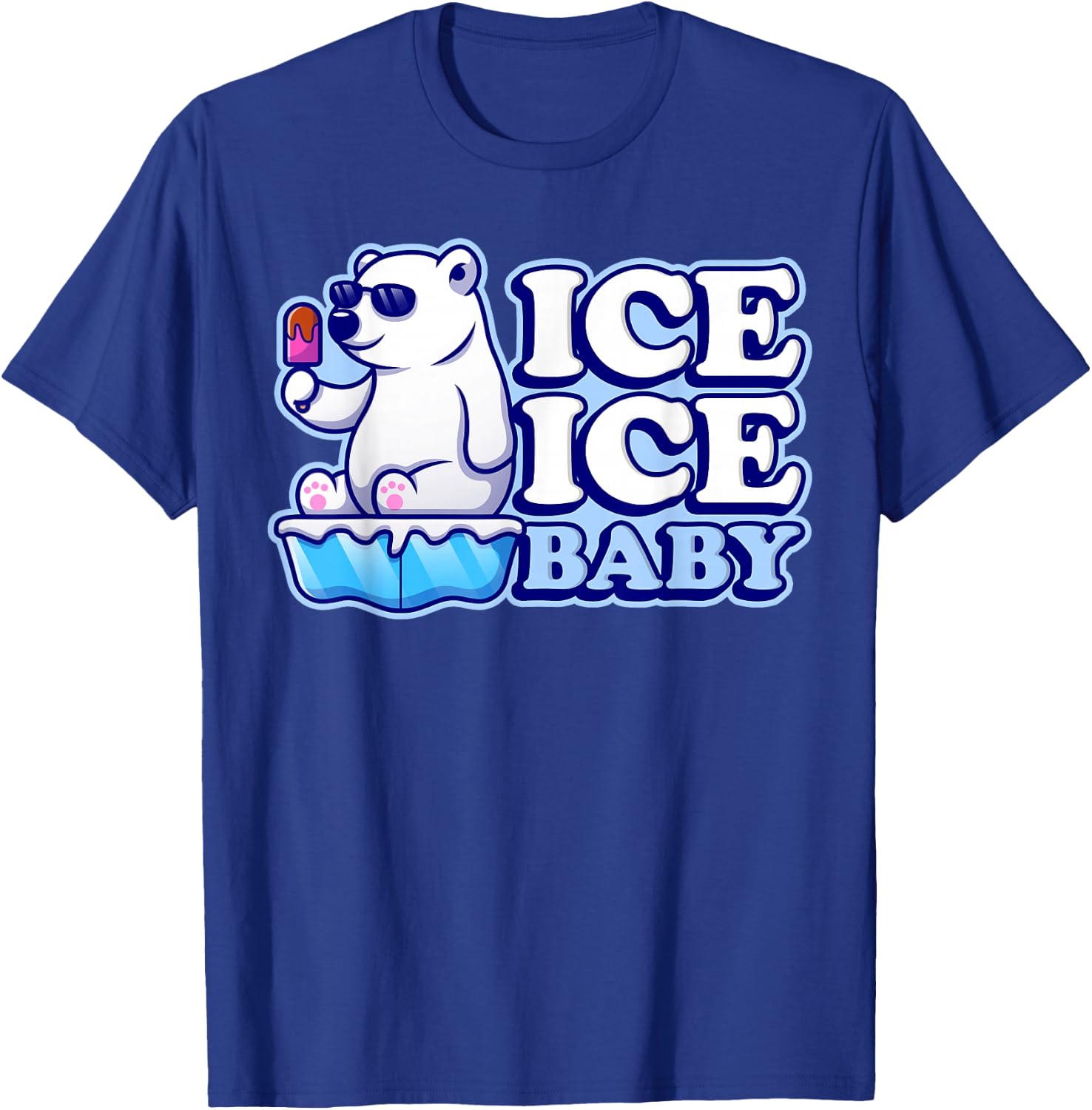 Ice Ice Baby Polar Bears T-Shirt - T-Shirt | Royal