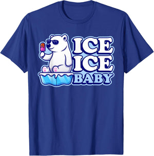Ice Ice Baby Polar Bears T-Shirt - T-Shirt | Royal