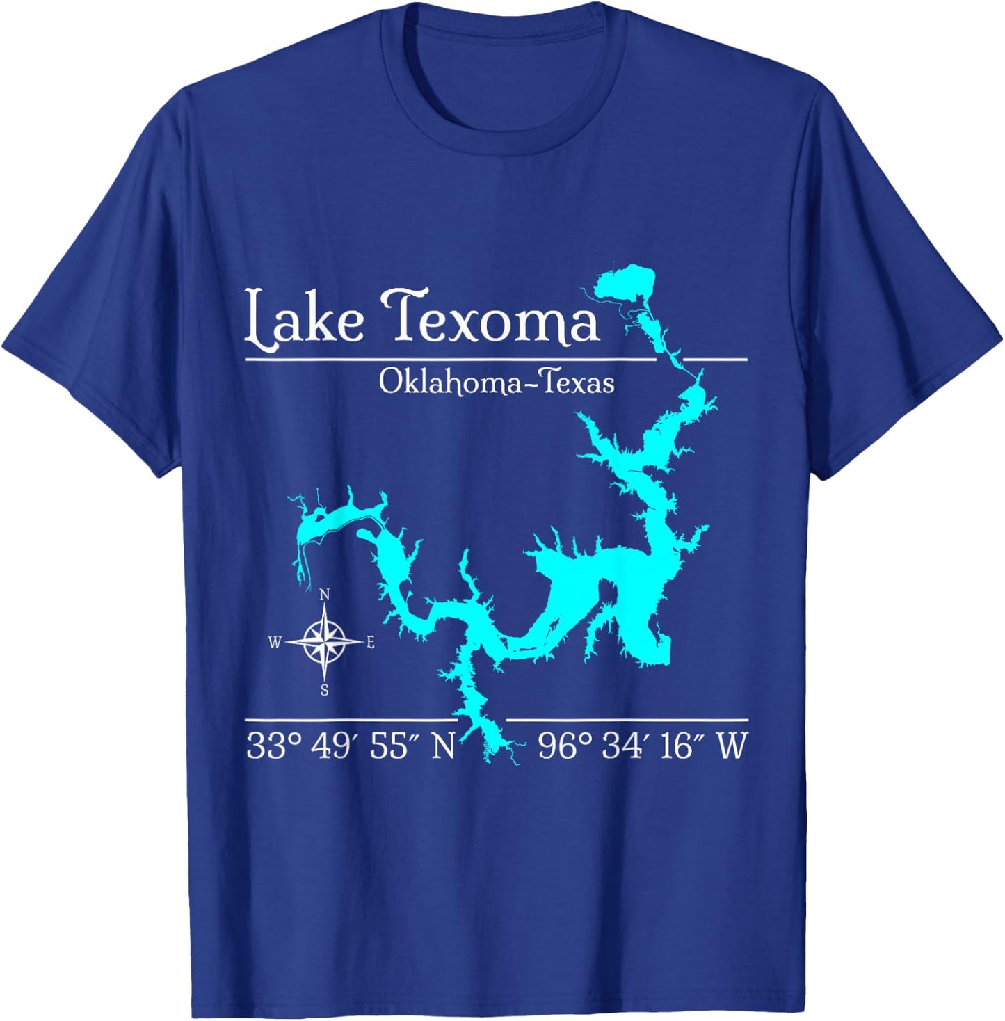 Texoma, Oklahoma - Texas T-Shirt - T-Shirt | Royal
