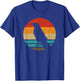 Raven Retro Style Vintage T-Shirt - T-Shirt | Royal