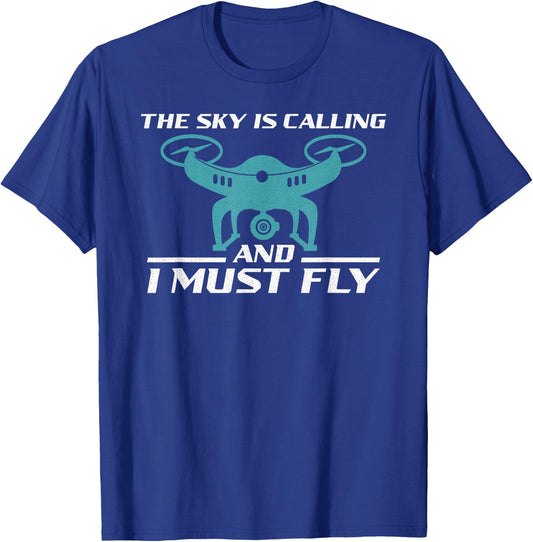 Drone Pilot T-Shirt - T-Shirt | Royal