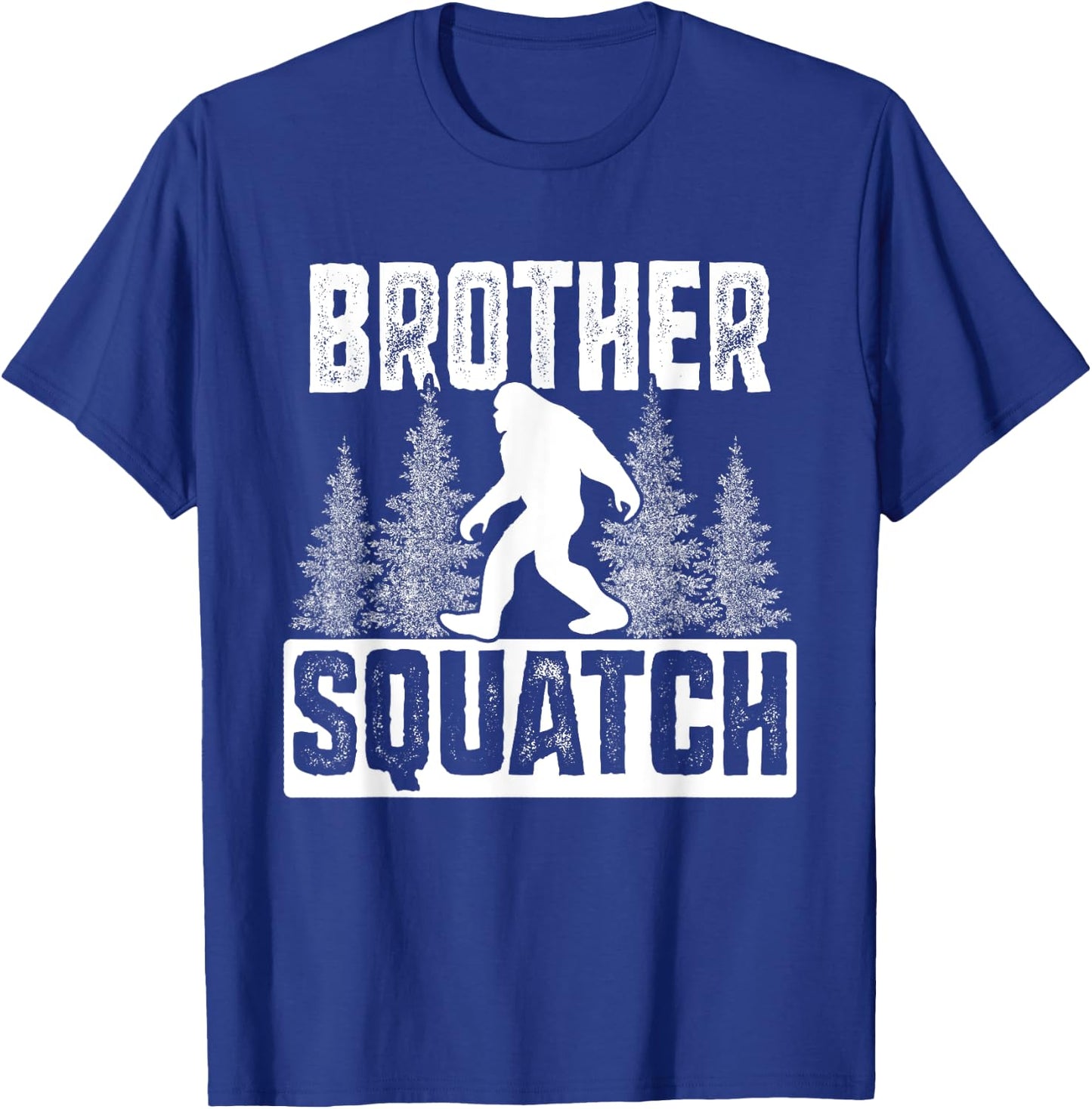 Squatchy Matching Family Bigfoot Shirts Brother Squatch T-Shirt - T-Shirt | Royal