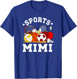 Sports Mimi Proud Sport Mimi Sports Mimi Grandma T-Shirt - T-Shirt | Royal