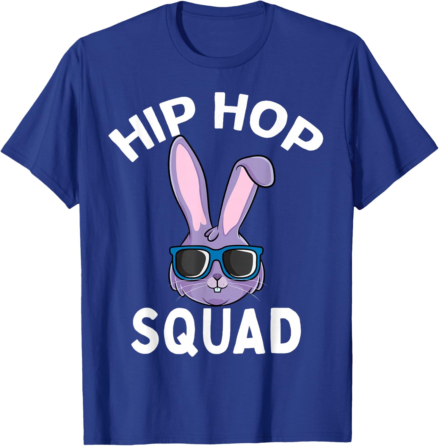 Hip Hop Squad Funny Happy Easter Bunny Rabbit Children Boys T-Shirt - T-Shirt | Royal