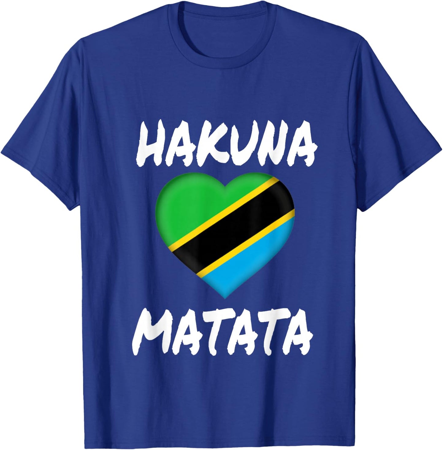 Tanzania Flag Shirt Funny graphic Flag Gift T-Shirt - T-Shirt | Royal