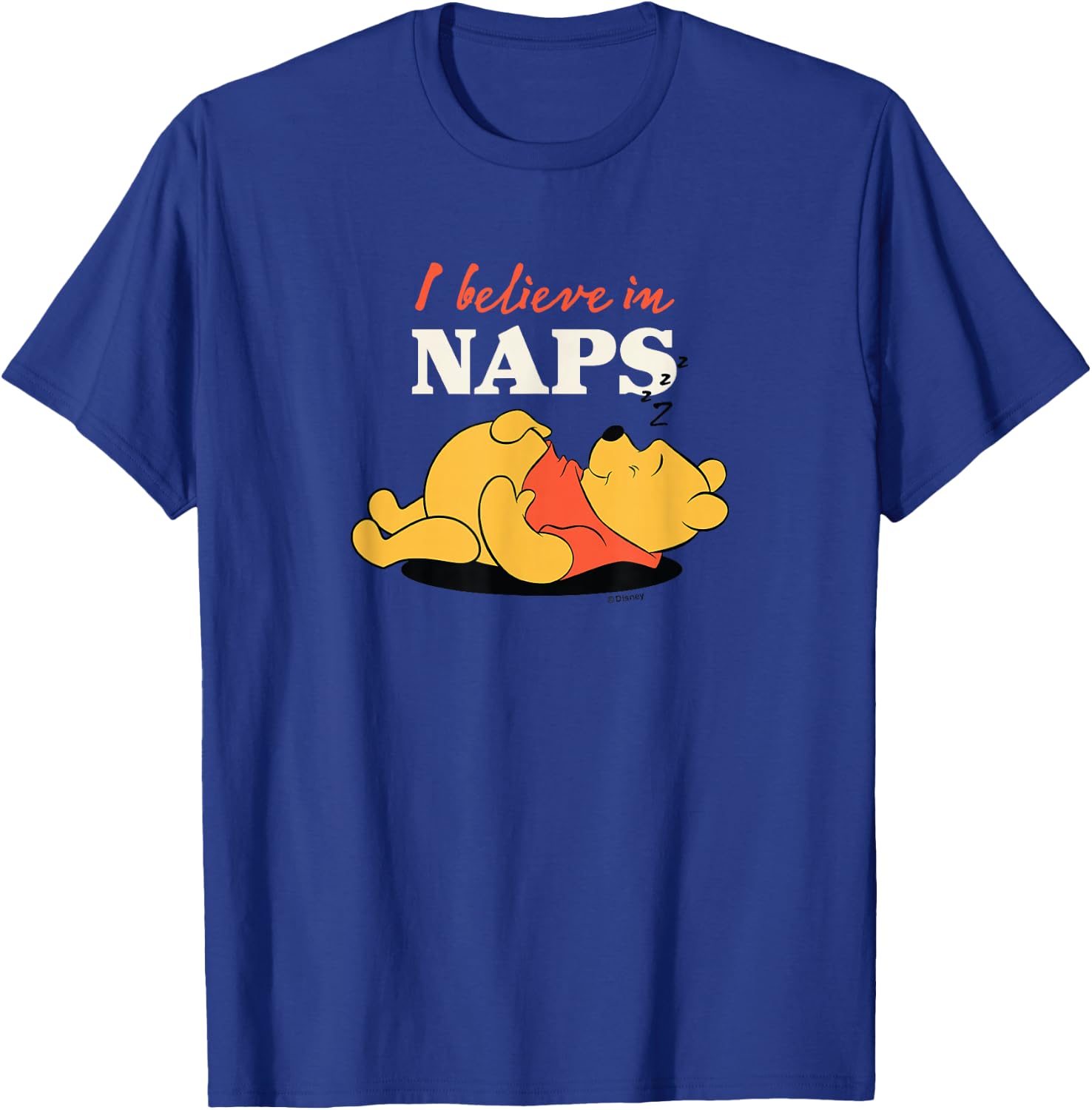 Winnie the Pooh - I Believe in Naps T-Shirt - T-Shirt | Royal