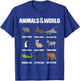 Animals Of The World Funny Animal Real Names T-Shirt - T-Shirt | Royal